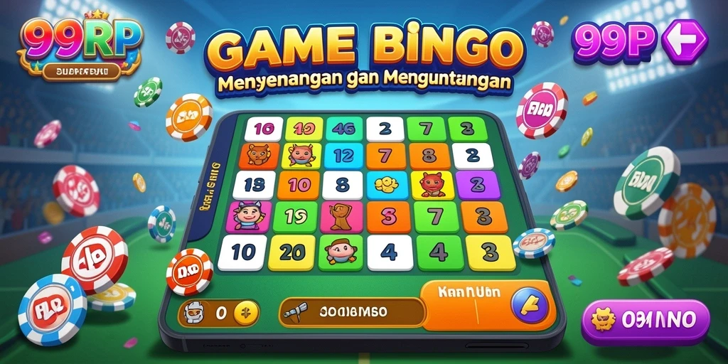 Tampilan gameplay Bingo yang seru di 99RP dengan teman-teman.