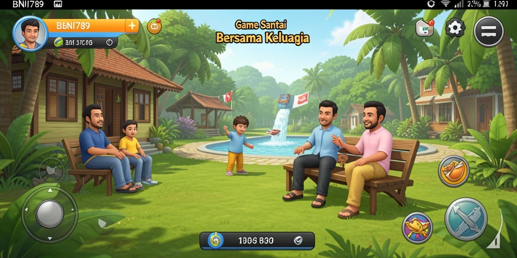 Screenshot BNI789 menampilkan gameplay yang ceria dan menarik.