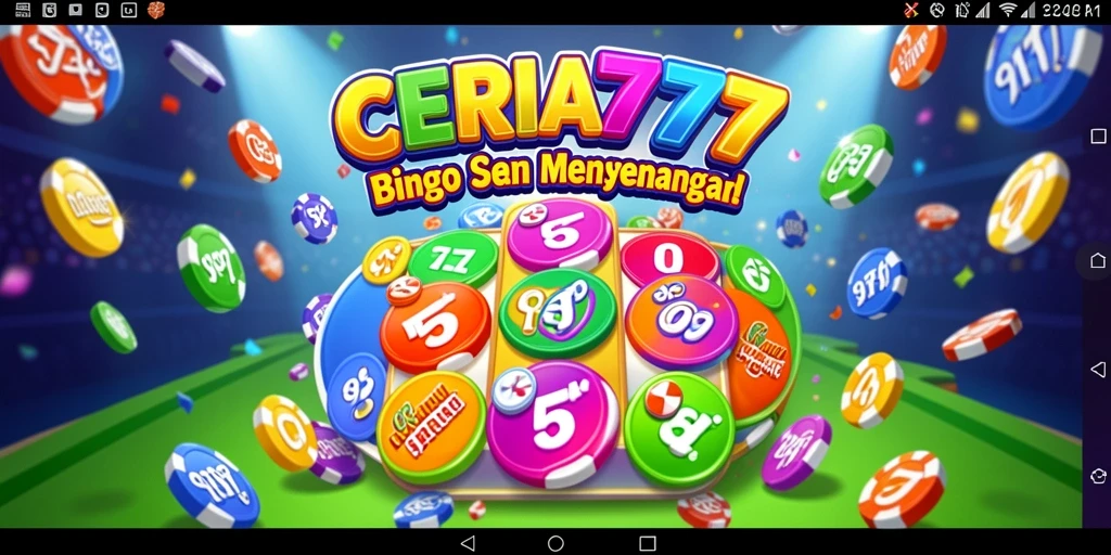Tampilan gameplay Bingo CERIA777 yang seru dan interaktif.