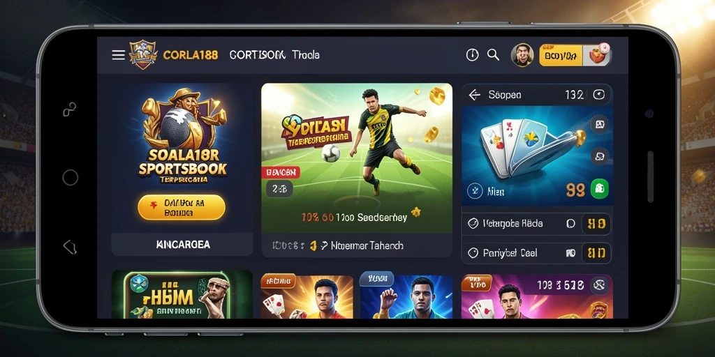 Tampilan screenshot gameplay Sportsbook CORLA188 yang menarik.