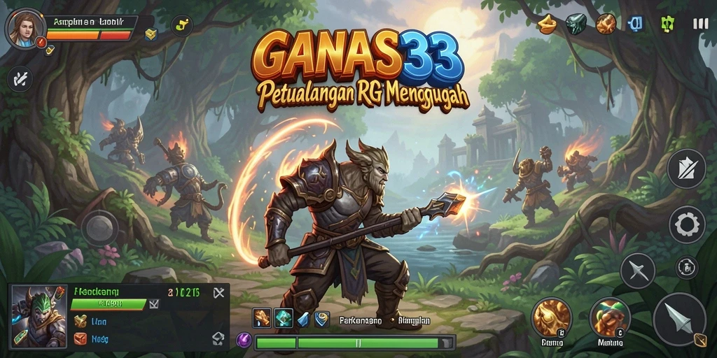 Tangkapan layar gameplay menampilkan aksi mendebarkan di dunia RPG