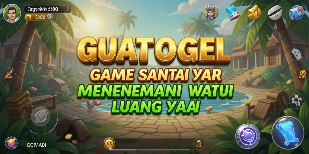 Tangkapan layar gameplay GUATOGEL yang penuh warna dan menarik.