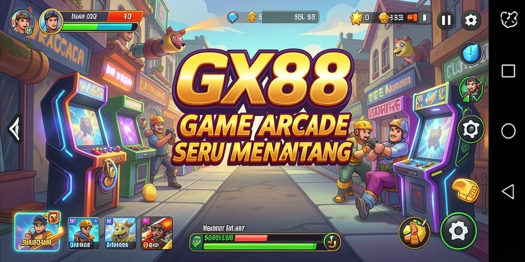Tangkapan layar dari gameplay seru GX88 yang penuh tantangan.