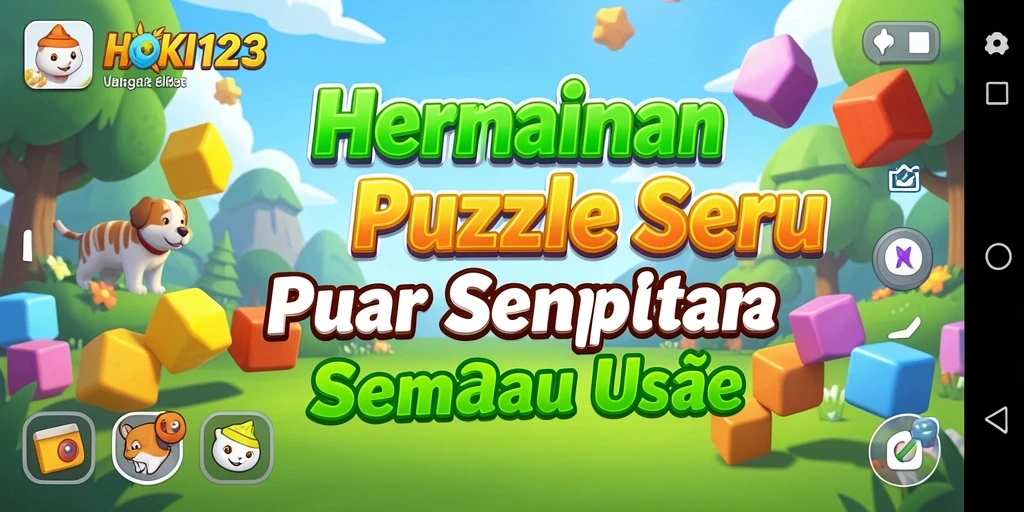 Tampilan gameplay HOKI123 dengan teka-teki yang menantang.