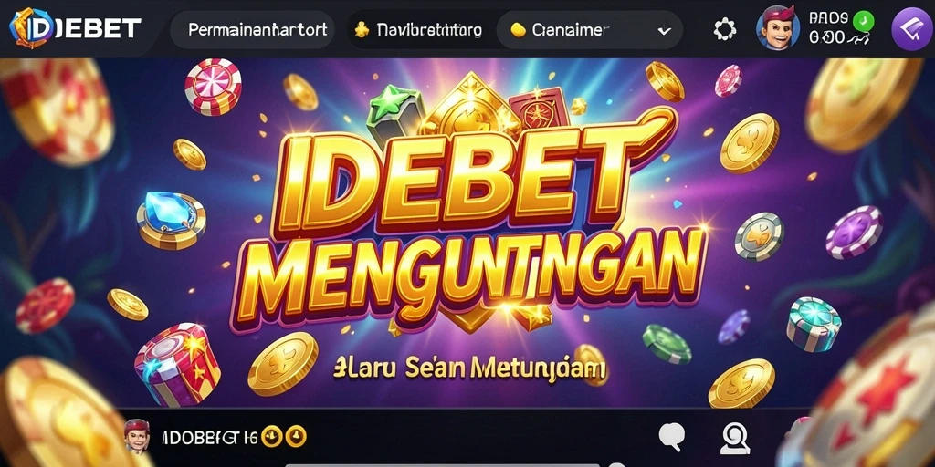 Screenshot gameplay Slot IDEBET dengan grafis menarik dan fitur bonus.