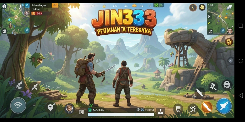 Tangkapan layar dari gameplay JIN33 yang luar biasa di dunia terbuka.