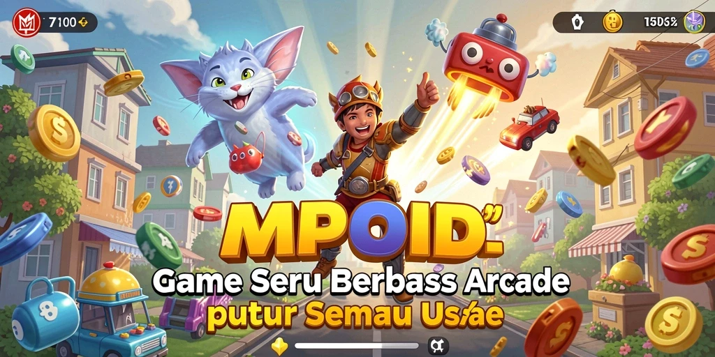 Tampilan gameplay seru dari MPOID dengan tantangan arcade.