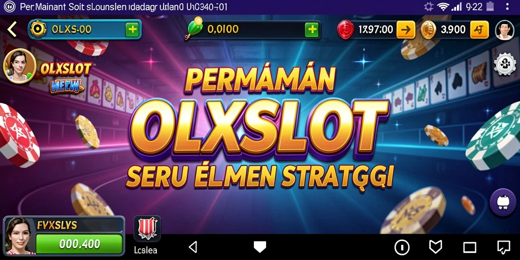 Screenshot menunjukkan gameplay seru dari OLXSLOT dengan mesin slot yang menarik.