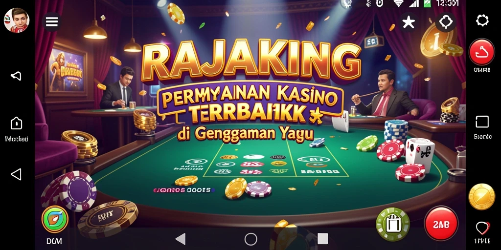 Tampilan menarik dari gameplay Kasino di RAJAKING.