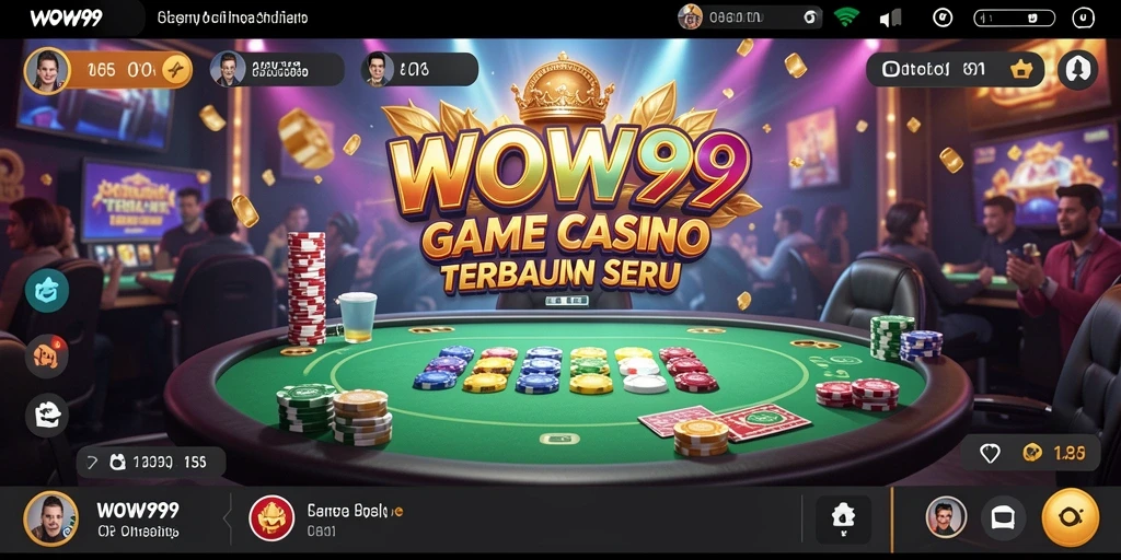 Tampilan gameplay Live Casino yang menarik di WOW99.